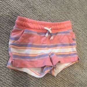 Kids Striped Cat & Jack Coral Pink shorts